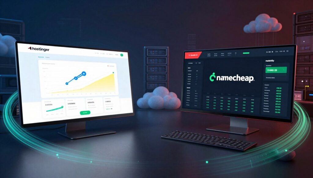 hostinger vs namecheap performance comparison Hostinger vs Namecheap