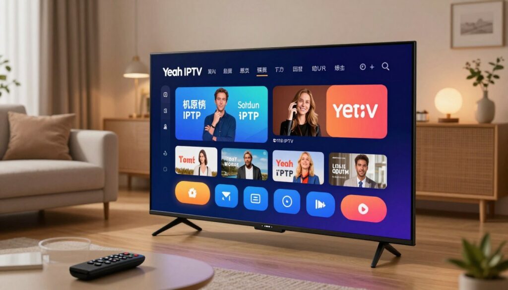 Yeah IPTV interface Yeah IPTV interface