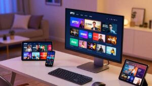 digital streaming technology on screen