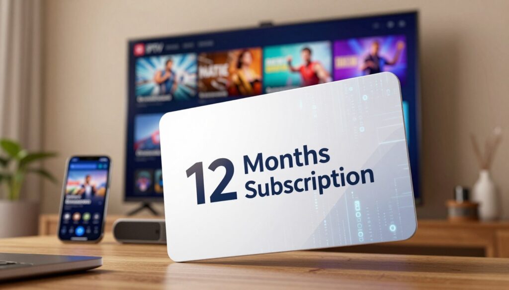 iptv 12 months subscription