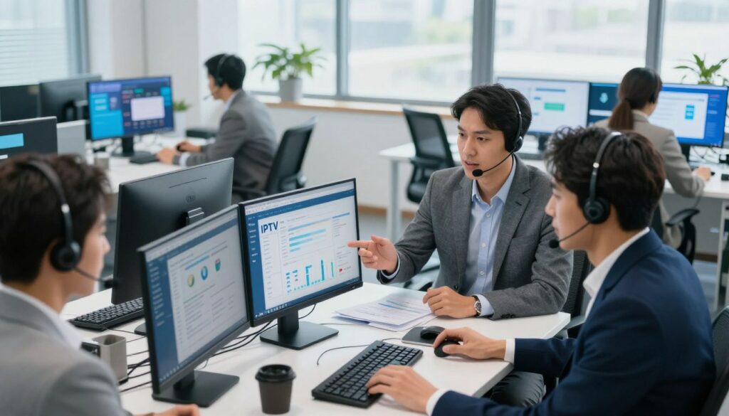 Customer support and technical assistance for IPTV resellers