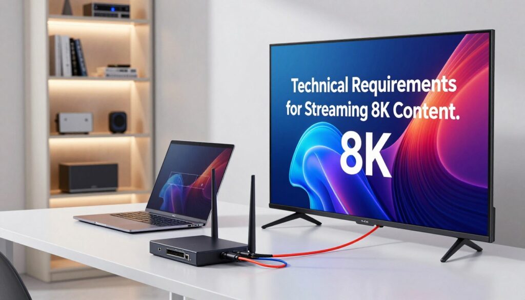 Technical requirements for streaming 8K content