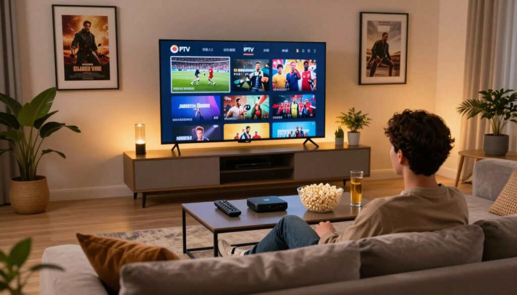 iptv with sports & movies